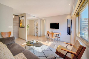 Cannes Close Centre 2 BR architect tribute Brigitte Bardot Olam Properties